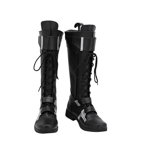 Buty Winter Soldier – czarna i srebrna skóra (mężczyzna)