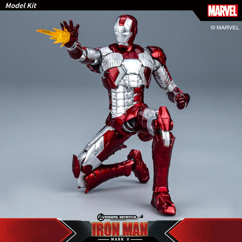 Figurka Fondjoy Iron Man MK5 — czerwono-srebrna zbroja z pudełkiem