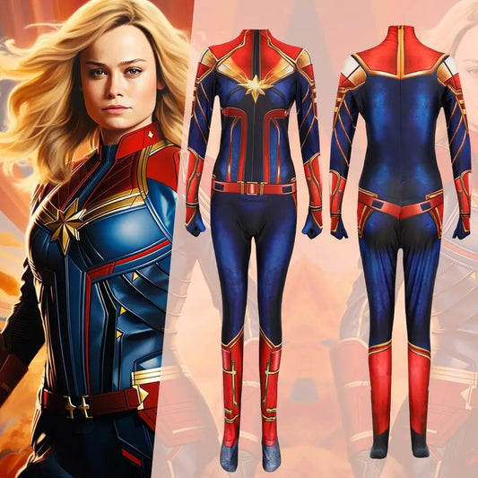 Kombinezon cosplayowy Captain Marvel – Carol Danvers, wariant 2
