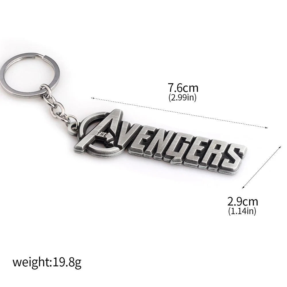 Brelok Avengers – metalowy napis