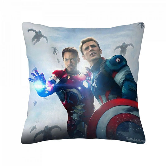 Poszewka na poduszkę Avengers – grupa, Iron Man i Captain America
