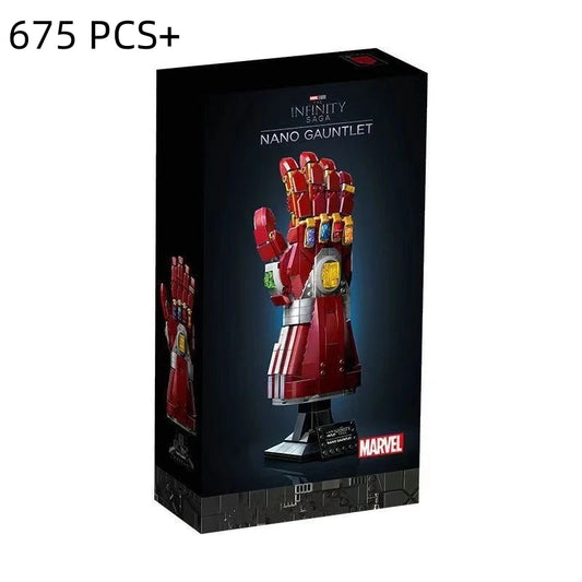 Figurka z klocków Avengers Nano Gauntlet – Rękawica Nieskończoności, 675 elementów