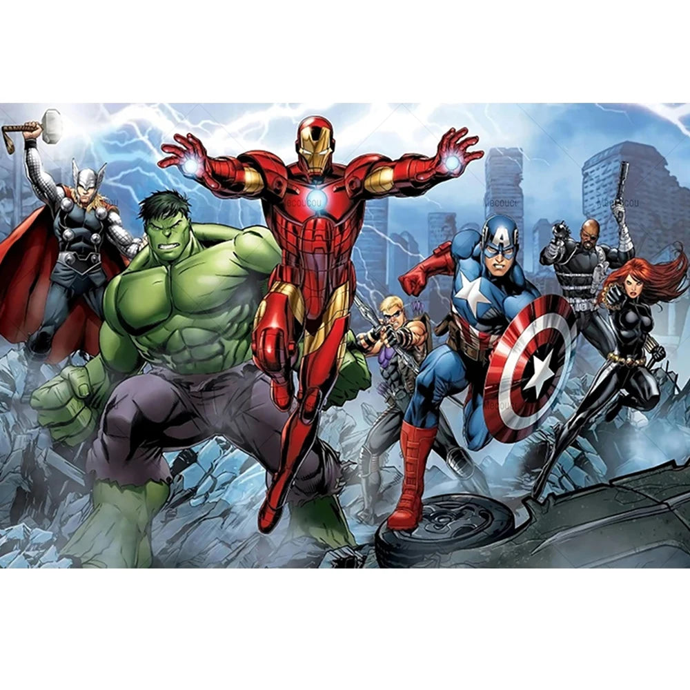 Plakat Avengers Comic – nocna drużyna