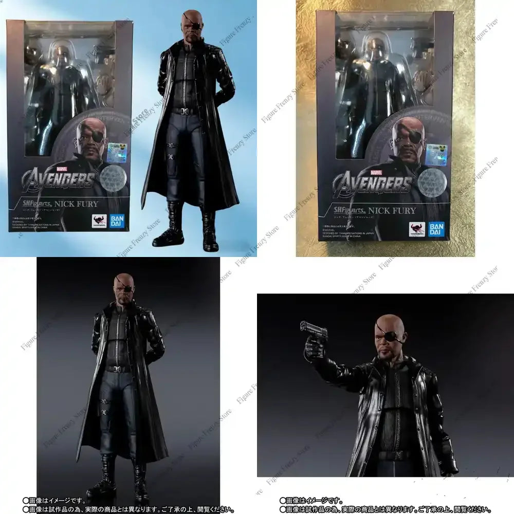 Figurka S.H.Figuarts Nick Fury – Bandai, długi płaszcz, dyrektor SHIELD