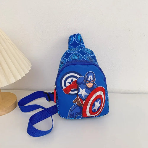 Plecak Avengers Kapitan Ameryka – dziecięca saszetka na piersi z hełmem