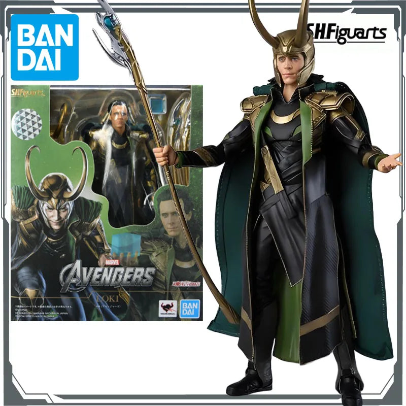 Figurka S.H.Figuarts Loki – berło, hełm i rogi