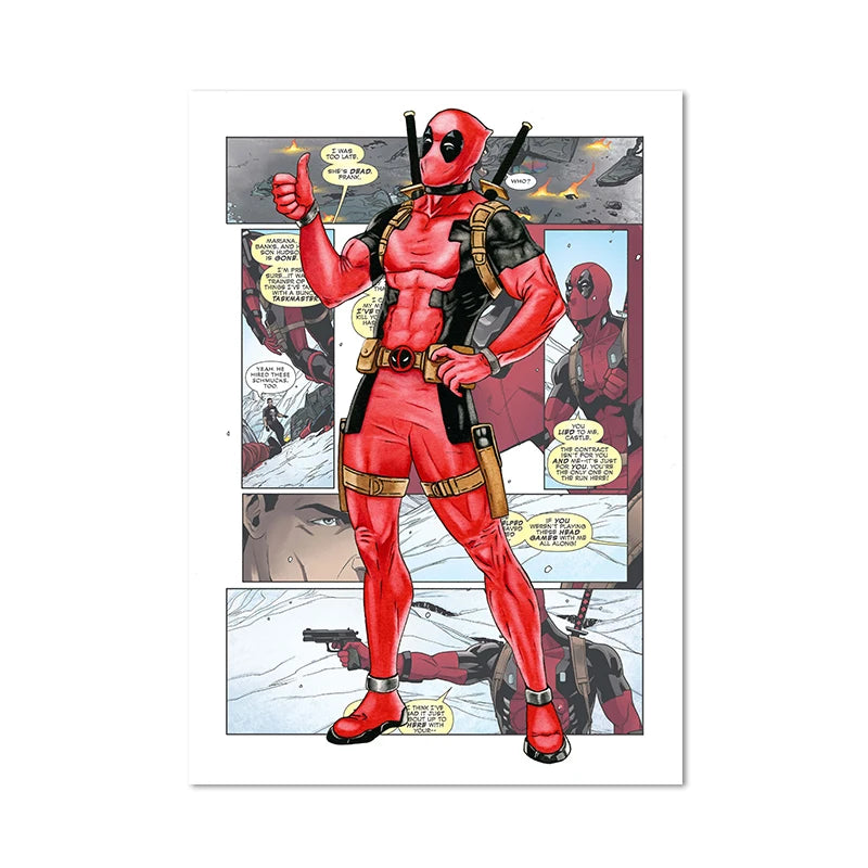 Plakat Deadpool – komiks