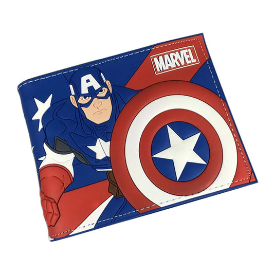 Portfel Avengers Captain America – czerwono-biały diagonalny wzór