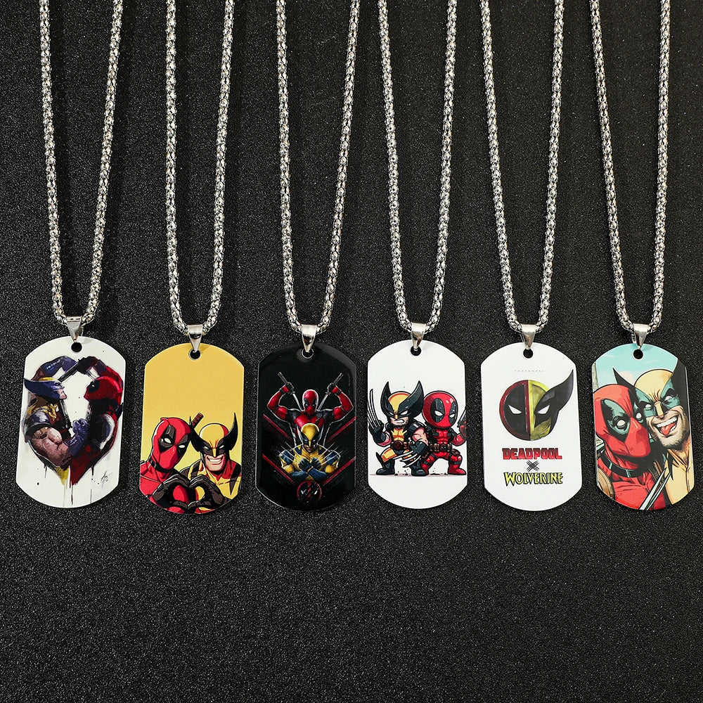 Nieśmiertelnik Deadpool i Wolverine – duet portretów z katanami
