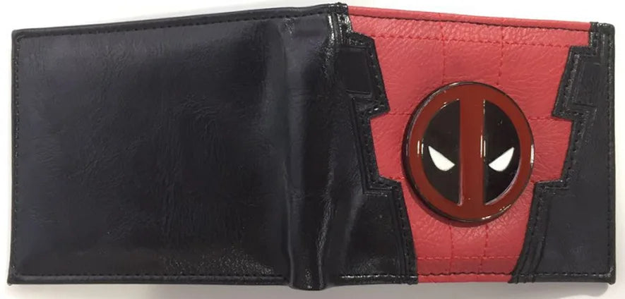Portmonetka Avengers Deadpool – czarna kanciasta naszywka