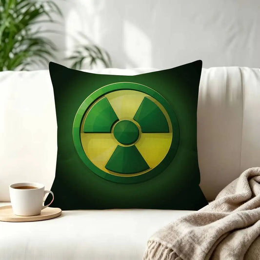 Poszewka na poduszkę Hulk – symbol radioaktywny