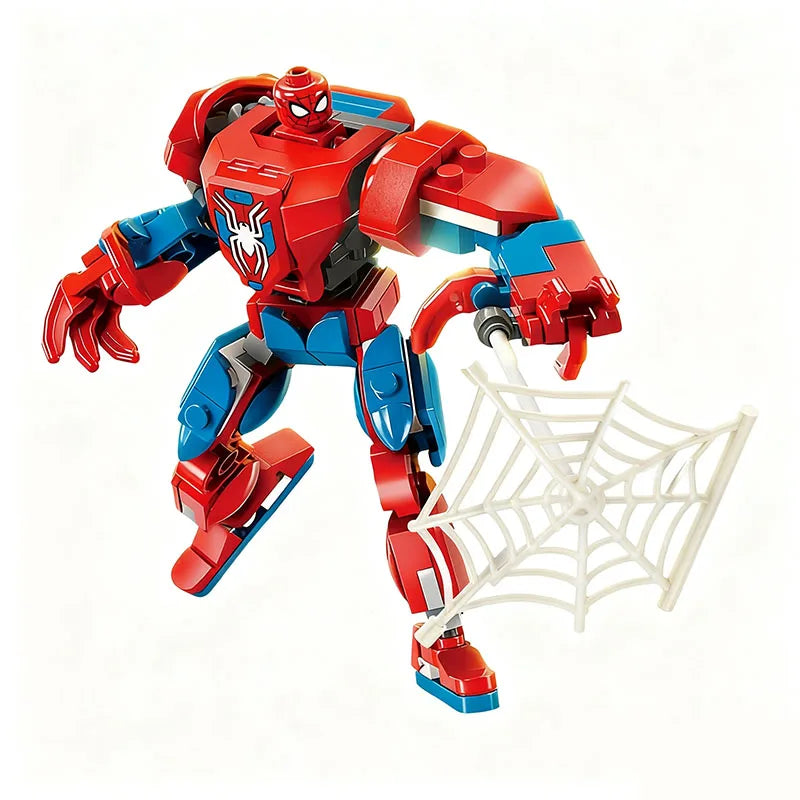 Zestaw klocków konstrukcyjnych Mecha Avengers – Captain America, Hulk, Wolverine, Thanos