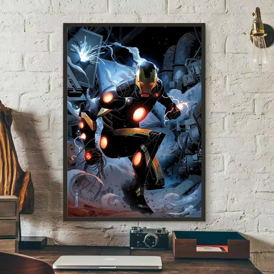 Naklejka Iron Man – czerwono-złota zbroja