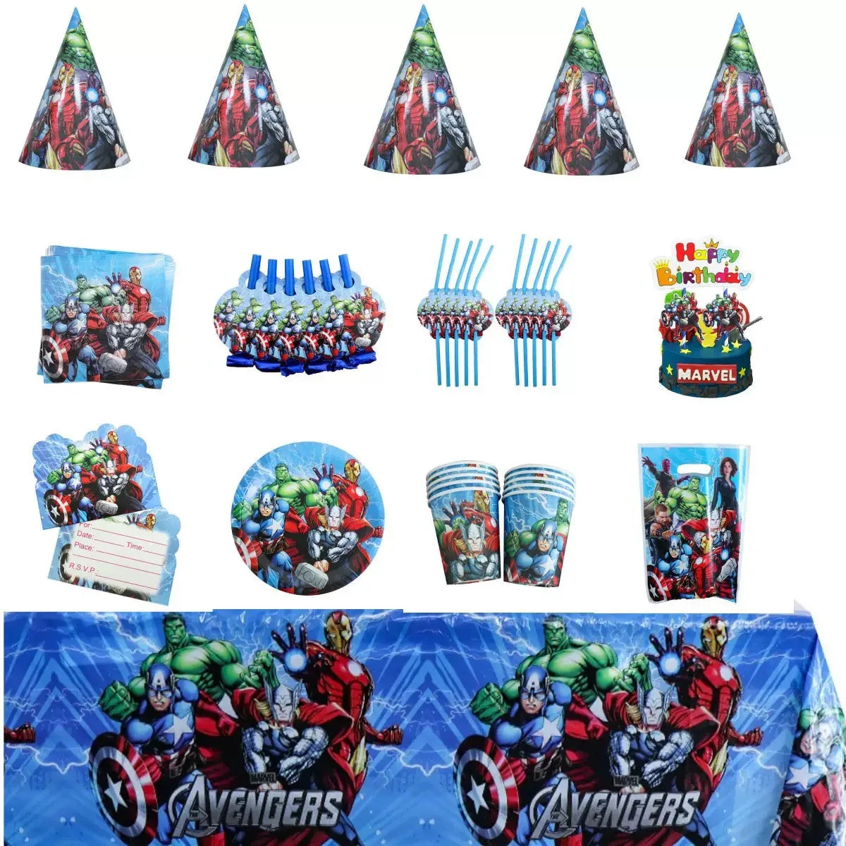 Dekoracje urodzinowe Avengers – obrus