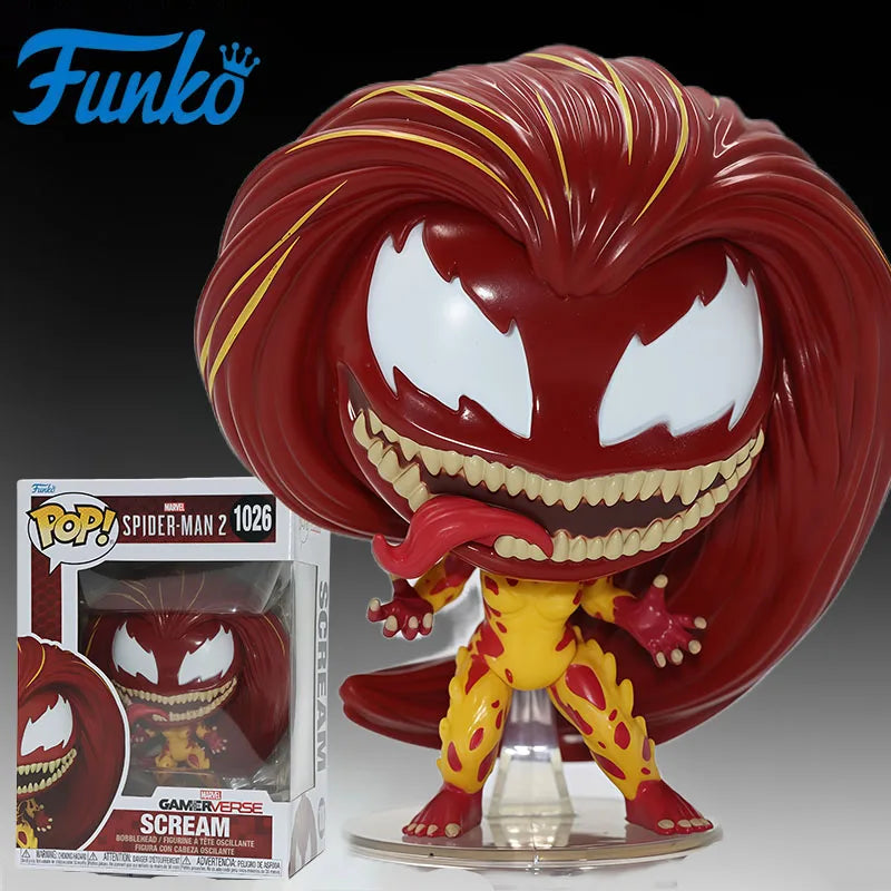 Figurka Funko Pop Marvel Scream – czerwono-żółty symbiont #1026