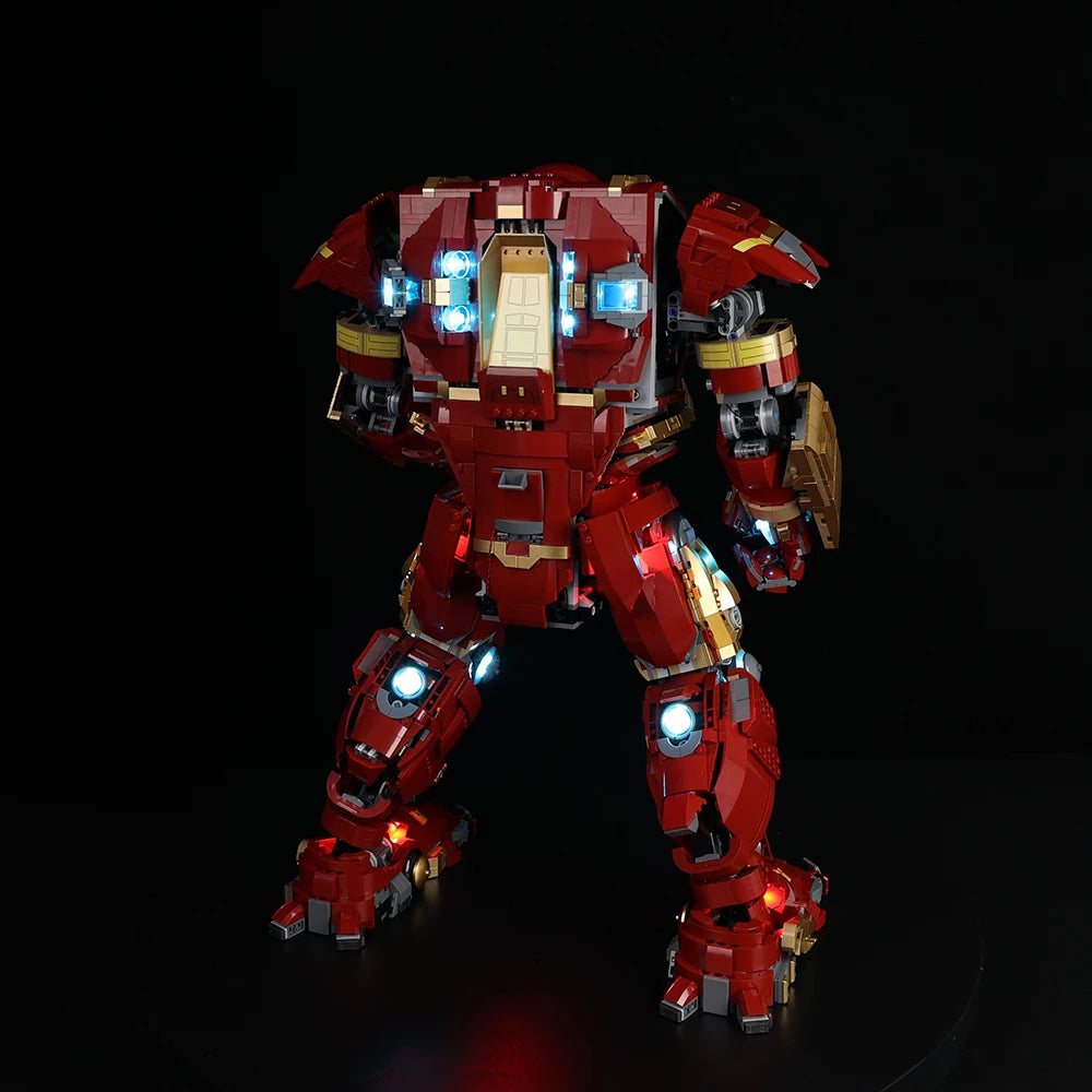Zestaw podświetlenia LED do LEGO Hulkbuster 76210 – kompletne oświetlenie