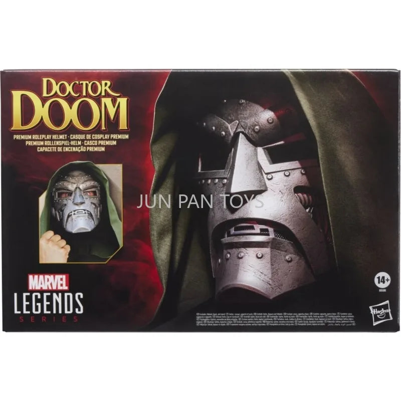 Hełm cosplayowy Doctor Doom – Marvel Legends, metalowa replika premium