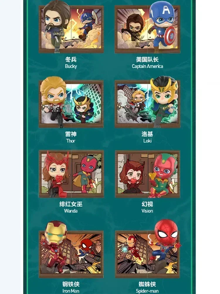Blind Box POP MART Marvel Ramka na zdjęcie – Seria 10, figurka-niespodzianka