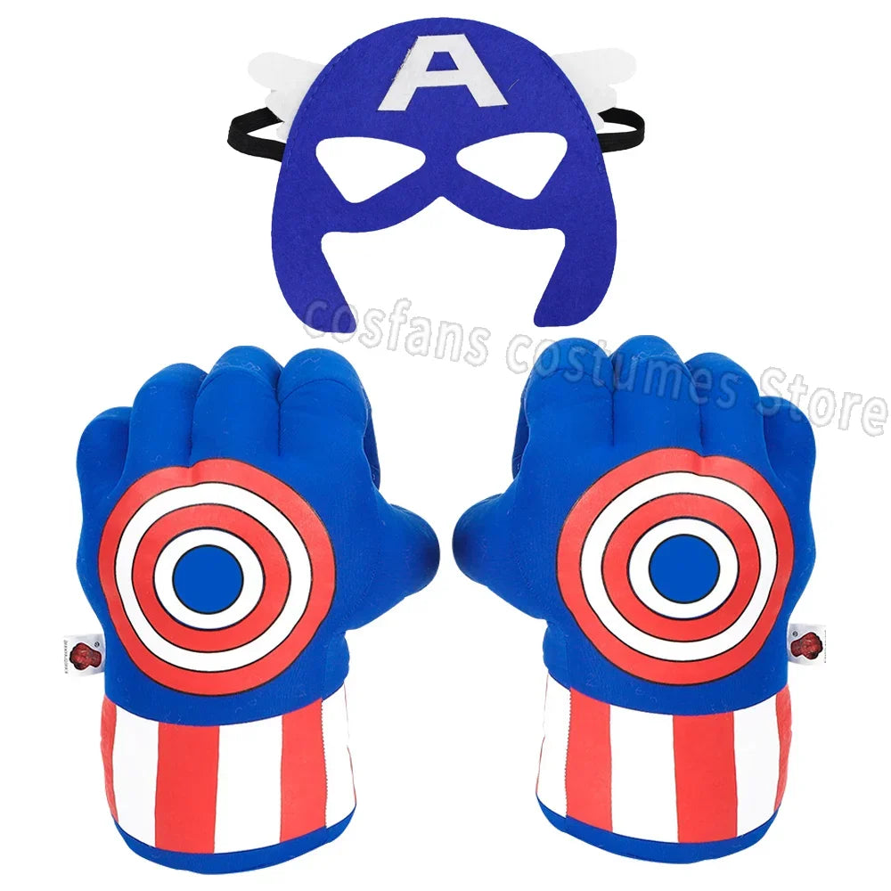 Rękawice bokserskie Avengers, Kapitan Ameryka — niebieska maska i rękawice