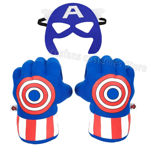 Rękawice bokserskie Avengers, Kapitan Ameryka — niebieska maska i rękawice