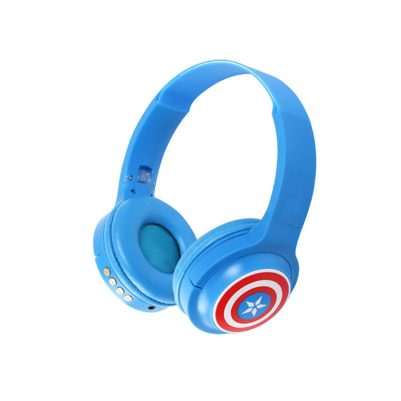 Słuchawki Bluetooth Avengers Captain America – Niebieskie