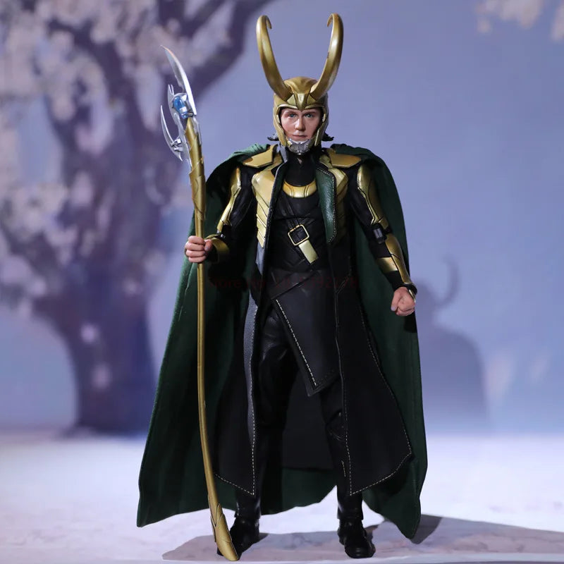 Figurka Loki 1/7 Deluxe Marvel - kask, berło, wymienne dłonie