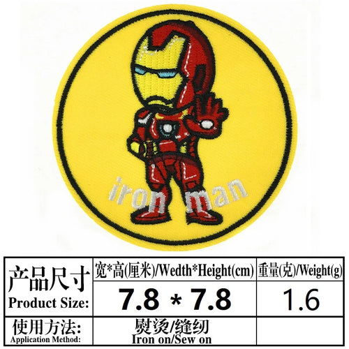 Zestaw 5 naszywek termoprzylepnych Marvel Avengers