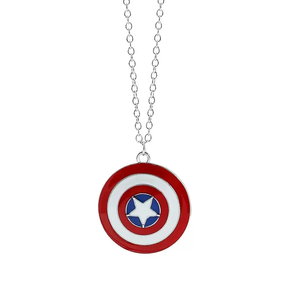 Naszyjnik Avengers Captain America – zawieszka w kształcie tarczy