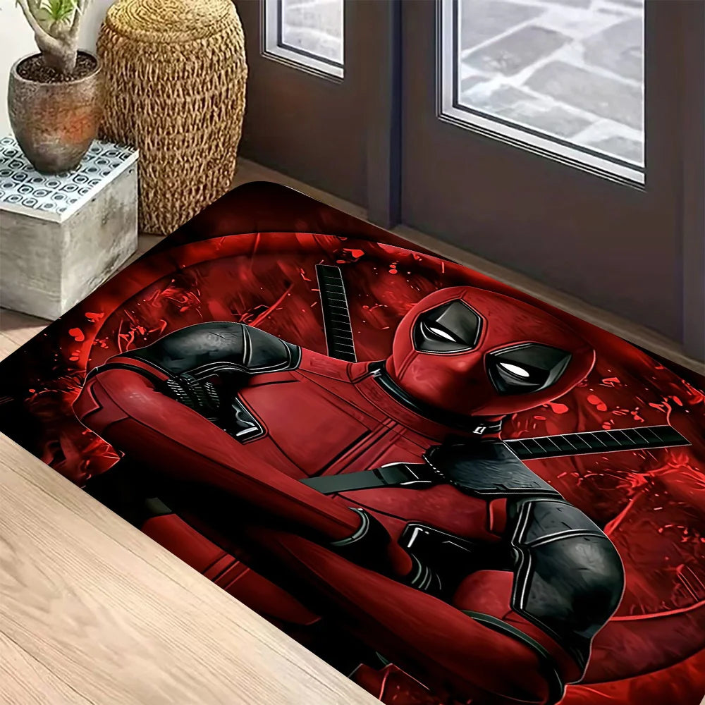 Mata Marvel Deadpool – wzór ze skrzyżowanymi ramionami w krwistej czerwieni