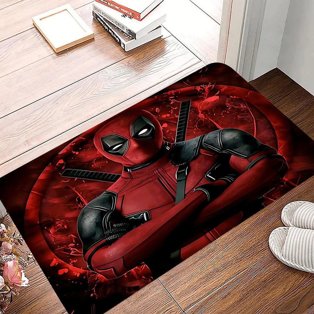 Mata Marvel Deadpool – wzór ze skrzyżowanymi ramionami w krwistej czerwieni