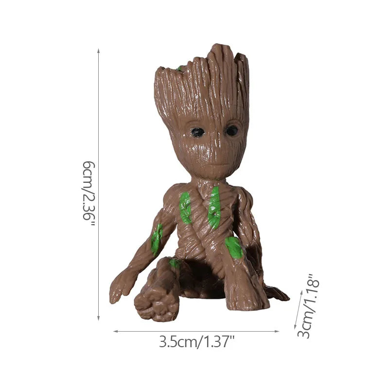 Brelok Baby Groot, figurka 3D - różne kostiumy, kolekcja