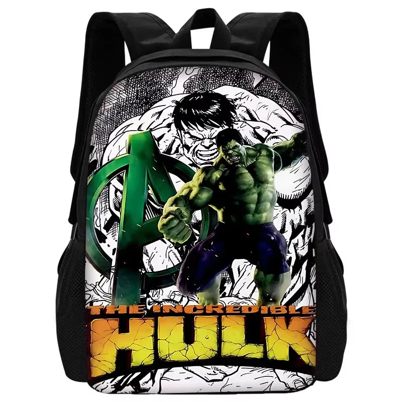 Plecak dziecięcy Hulk – zielone logo Incredible Hulk Avengers w stylu komiksowym