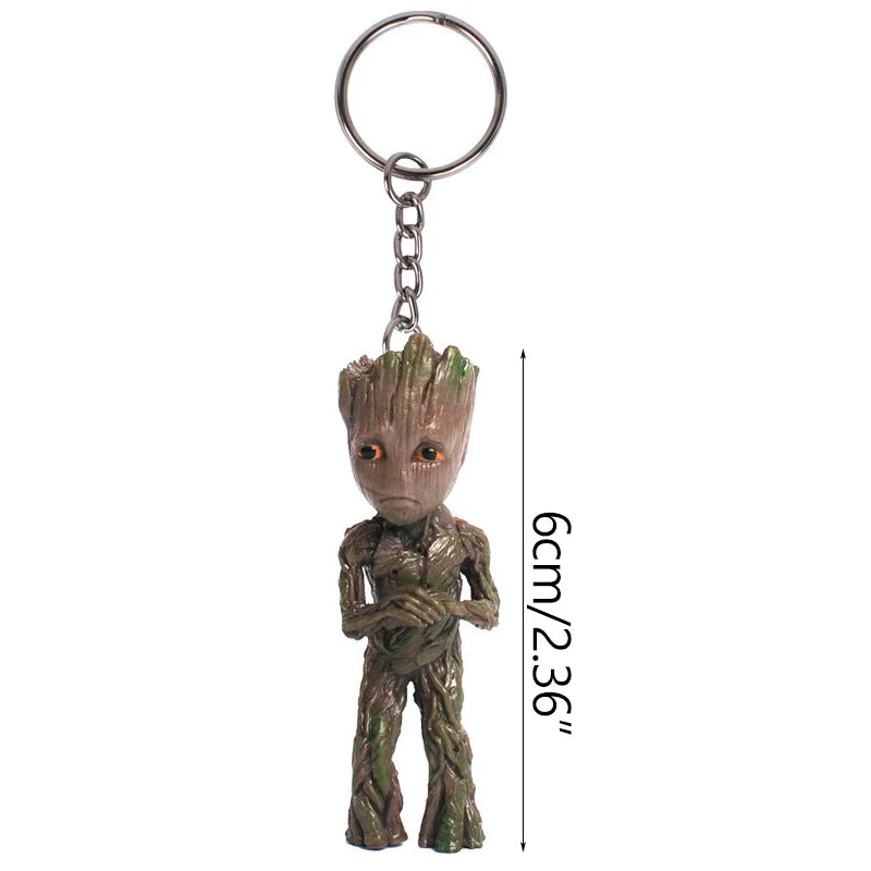 Brelok Baby Groot, figurka 3D - różne kostiumy, kolekcja