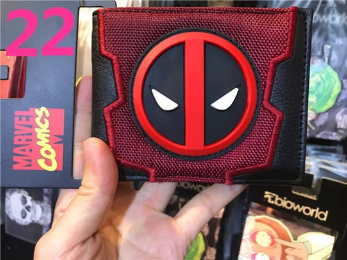 Portmonetka Avengers Deadpool – czerwone płócienne logo 3D