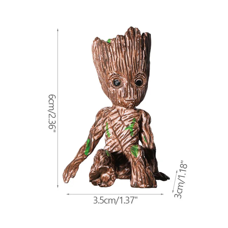 Doniczka Baby Groot – wielopozycyjny przybornik na ołówki i organizer