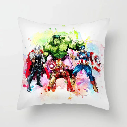 Poszewka na poduszkę Avengers Grupa – kolorowy komiks