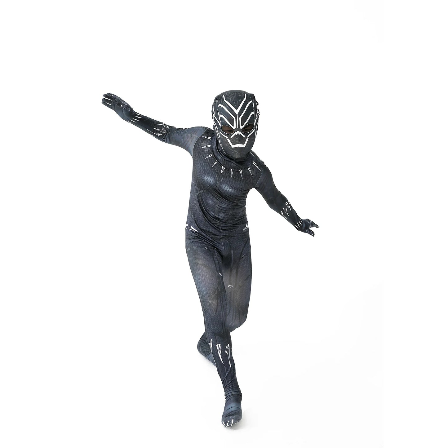 Strój Black Panther – pełny kombinezon z maską