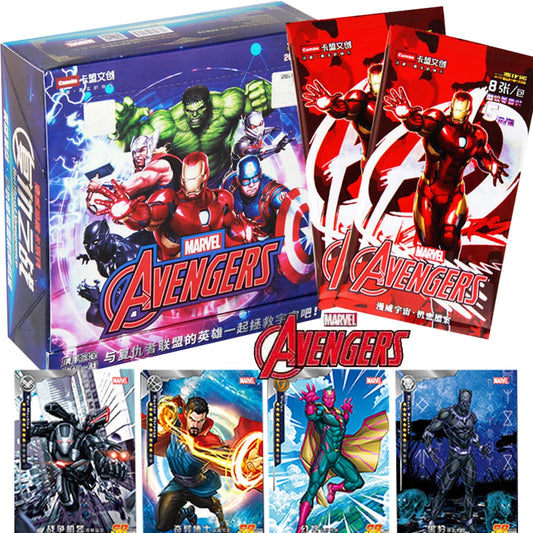 Pudełko kart kolekcjonerskich Avengers - edycja deluxe