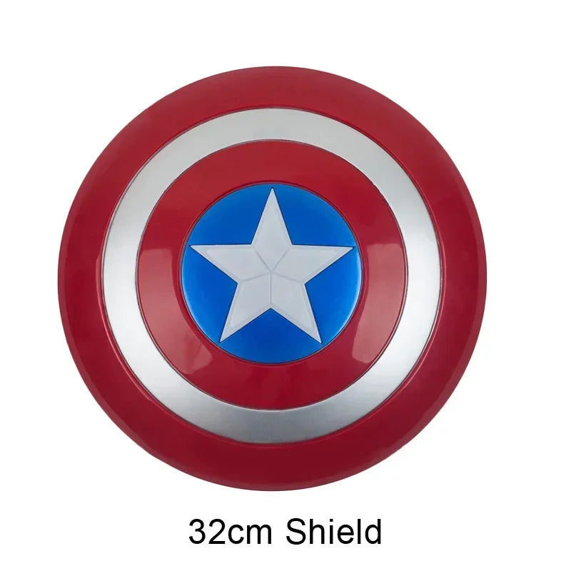 Dziecięcy kostium Captain America — muskularny kombinezon z tarczą