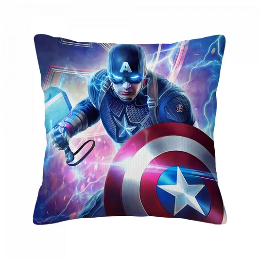 Poszewka na poduszkę Captain America – Mjolnir i świecące oczy