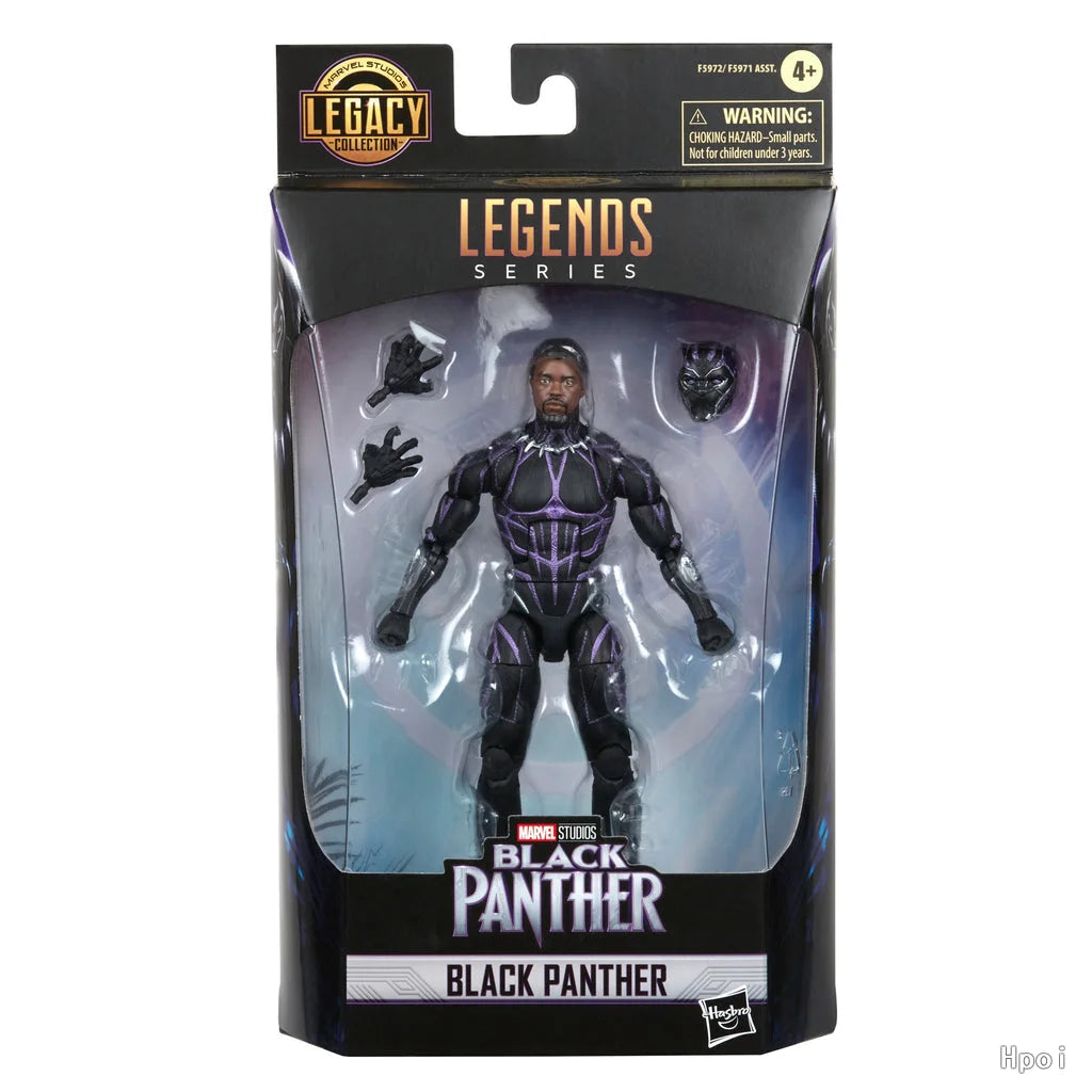 Ruchoma figurka Hasbro Marvel Legends Black Panther - czarno-fioletowy kostium