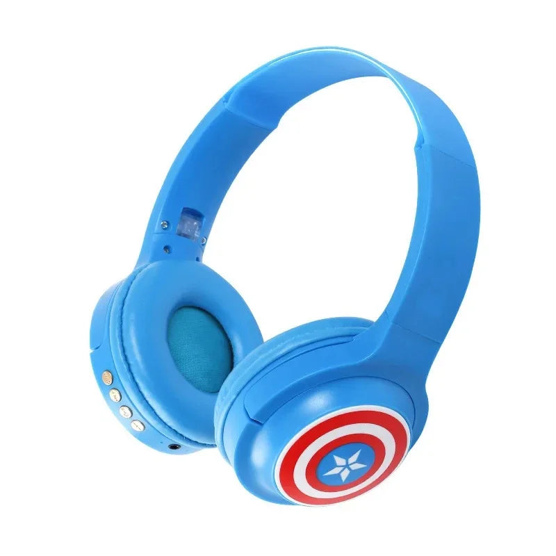 Słuchawki Bluetooth Avengers Captain America – Jasnoniebieskie