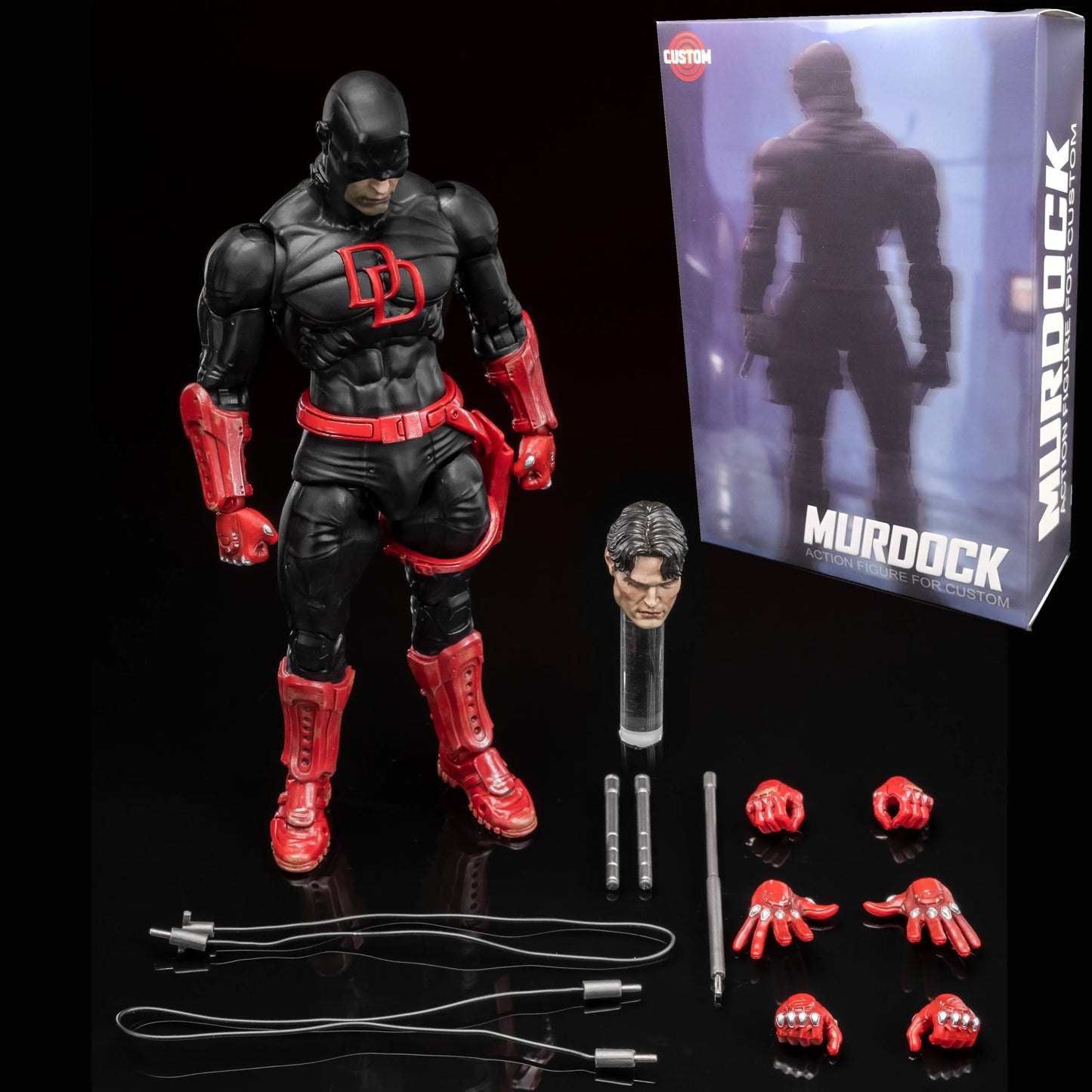 Figurka Daredevil – czarny kostium Shadowland