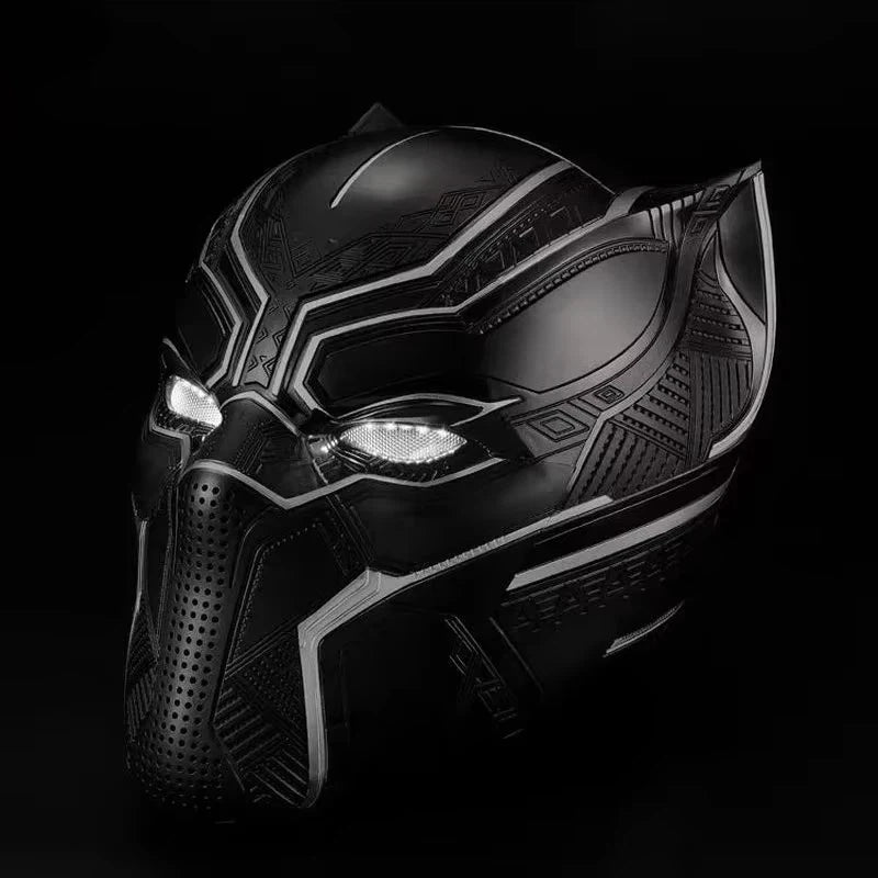 Hełm cosplayowy Black Panther – skala 1:1, do noszenia, wysoki poziom detali
