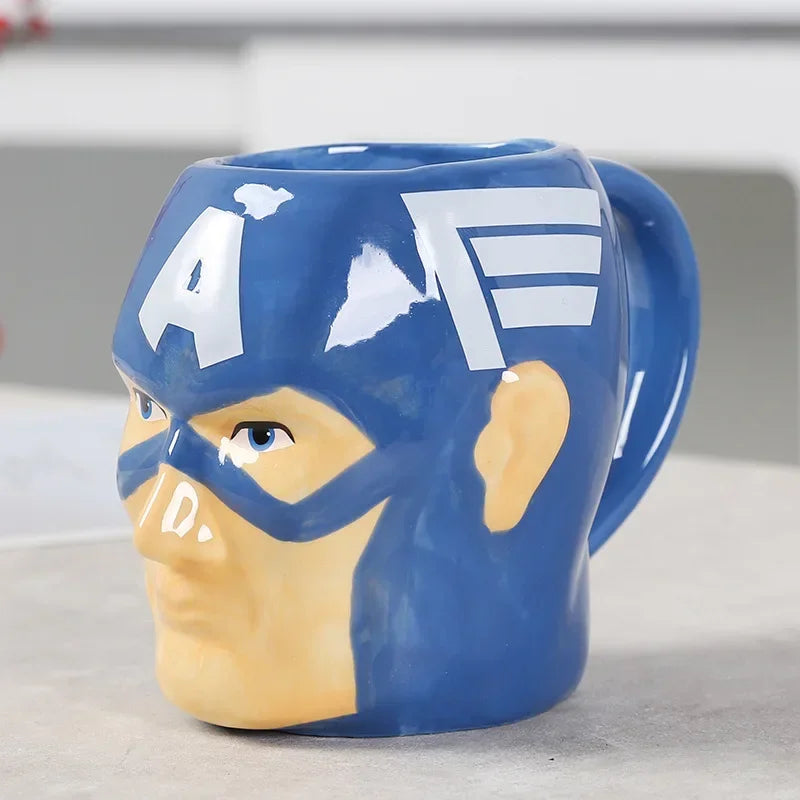 Kubek ceramiczny 3D Captain America – głowa z hełmem