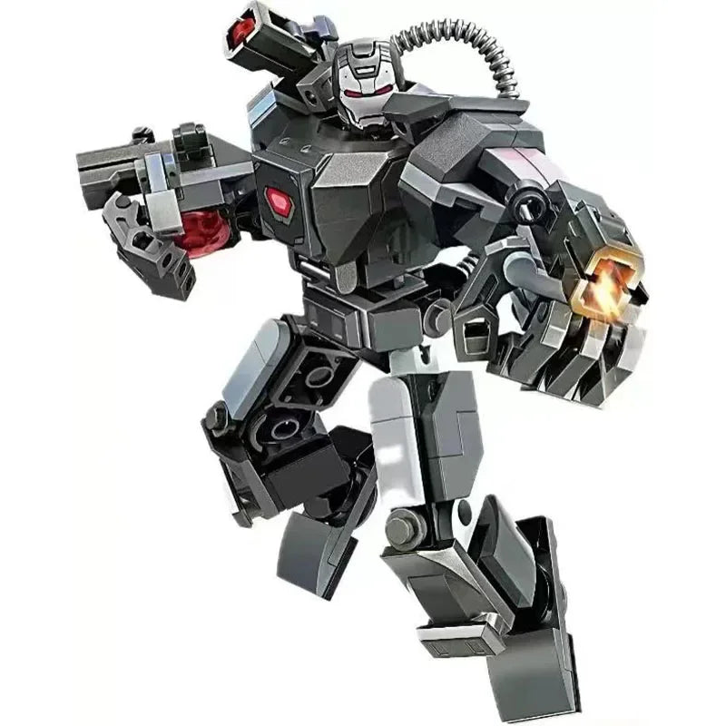 Zestaw klocków konstrukcyjnych Mecha Avengers – Captain America, Hulk, Wolverine, Thanos