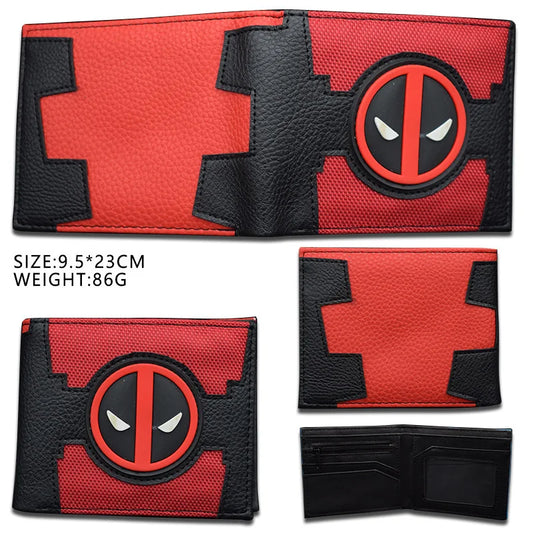 Portmonetka Avengers Deadpool – czerwono-czarny krzyż