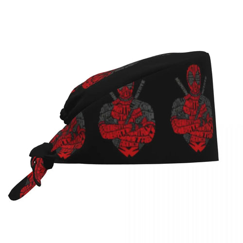 Bandana Deadpool – Czarna typografia