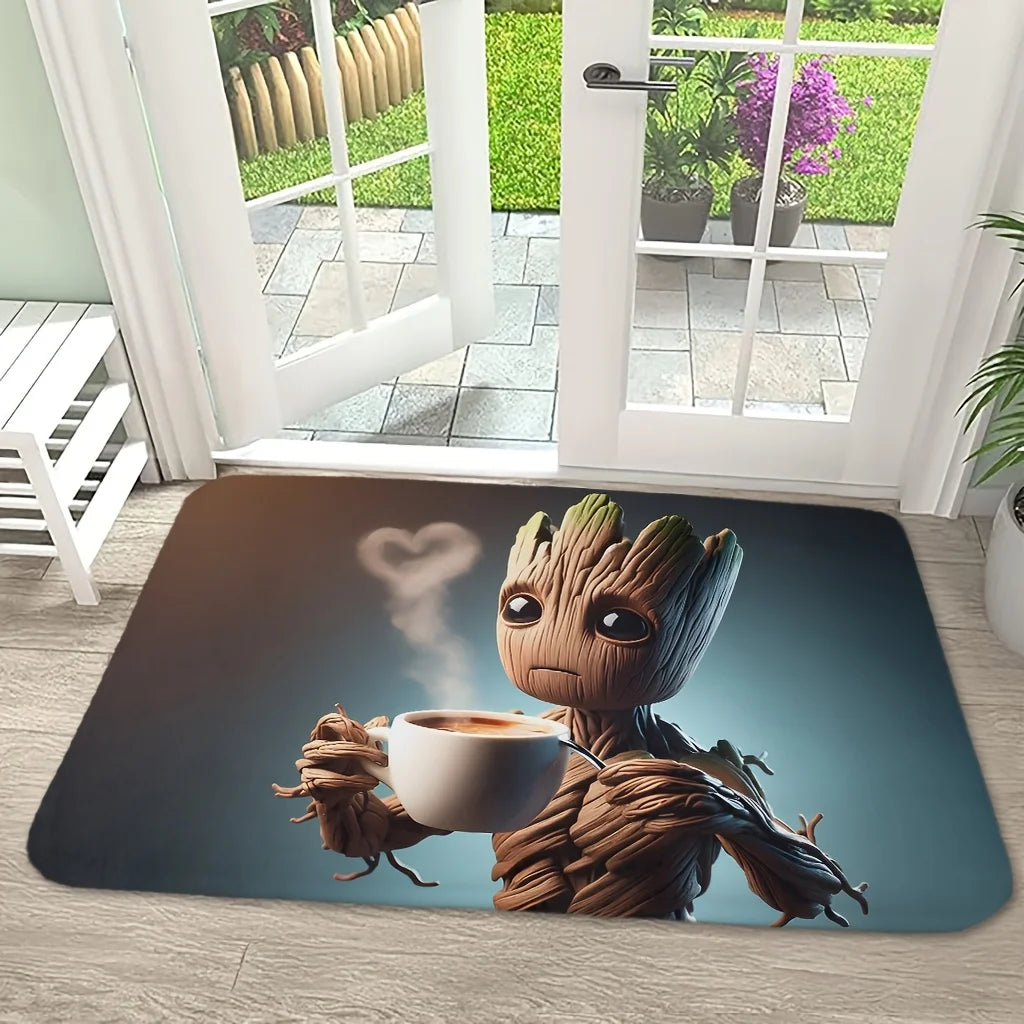 Antypoślizgowa mata łazienkowa Marvel Groot z motywem 3D