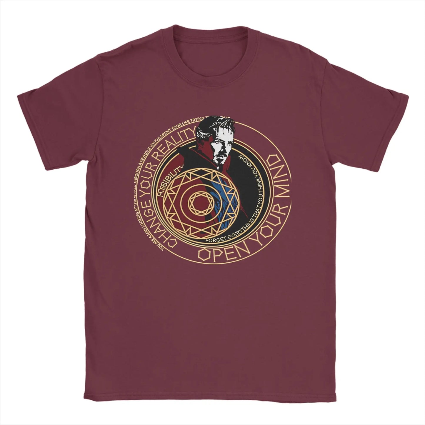 T-shirt Doctor Strange – mistyczny krąg „Change Your Reality”, męski
